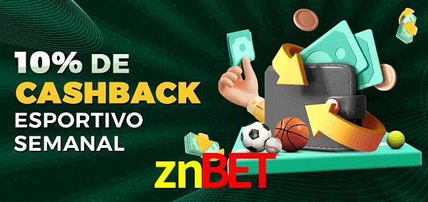 10% de bônus de cashback na znbet