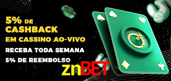 Promoções do cassino ao Vivo znbet